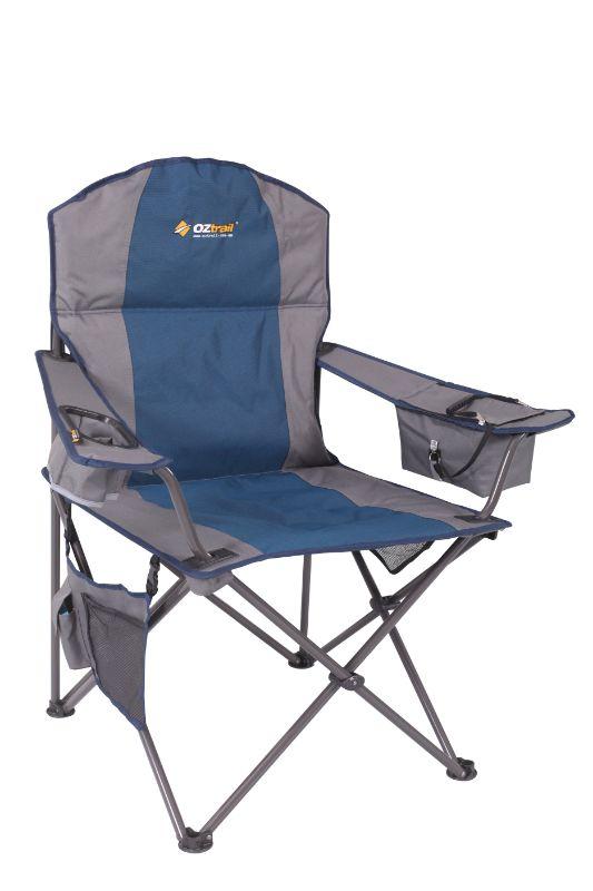 Oztrail Cooler Arm Chair Blue – 150kg