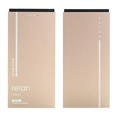 Remax Relan 10000mah Powerbank – Gold