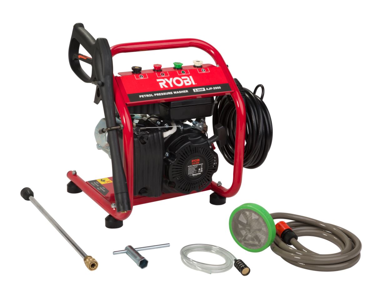 Ryobi – High Pressure Washer Petrol – 2.9HP