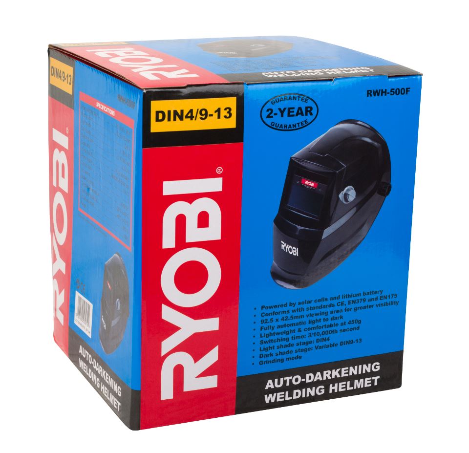 Ryobi – Welding Helmet Variable Shade Control – 92.5mm