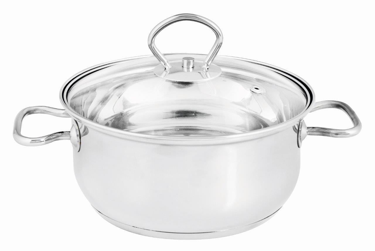 Prestige – 18cm Casserole With Lid – Silver