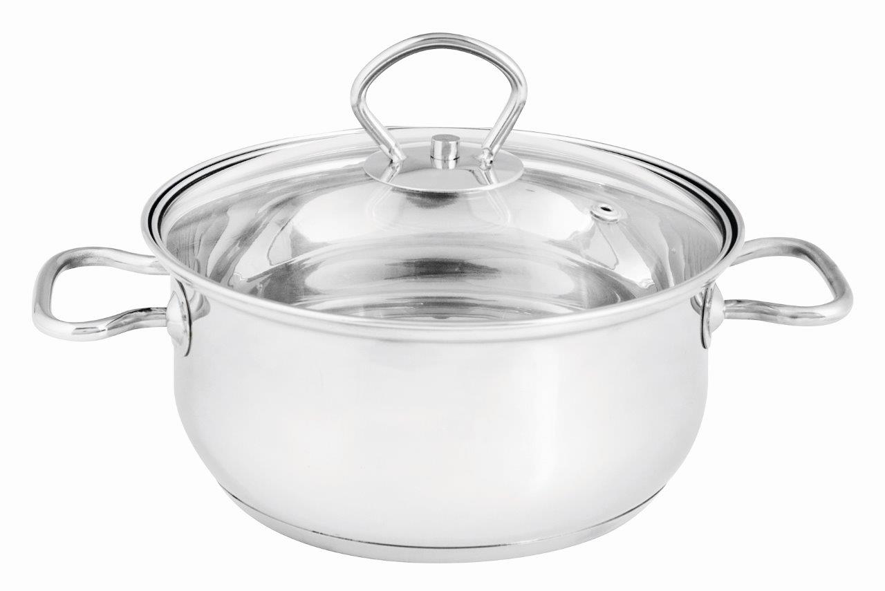 Prestige – 24cm Casserole With Lid – Silver