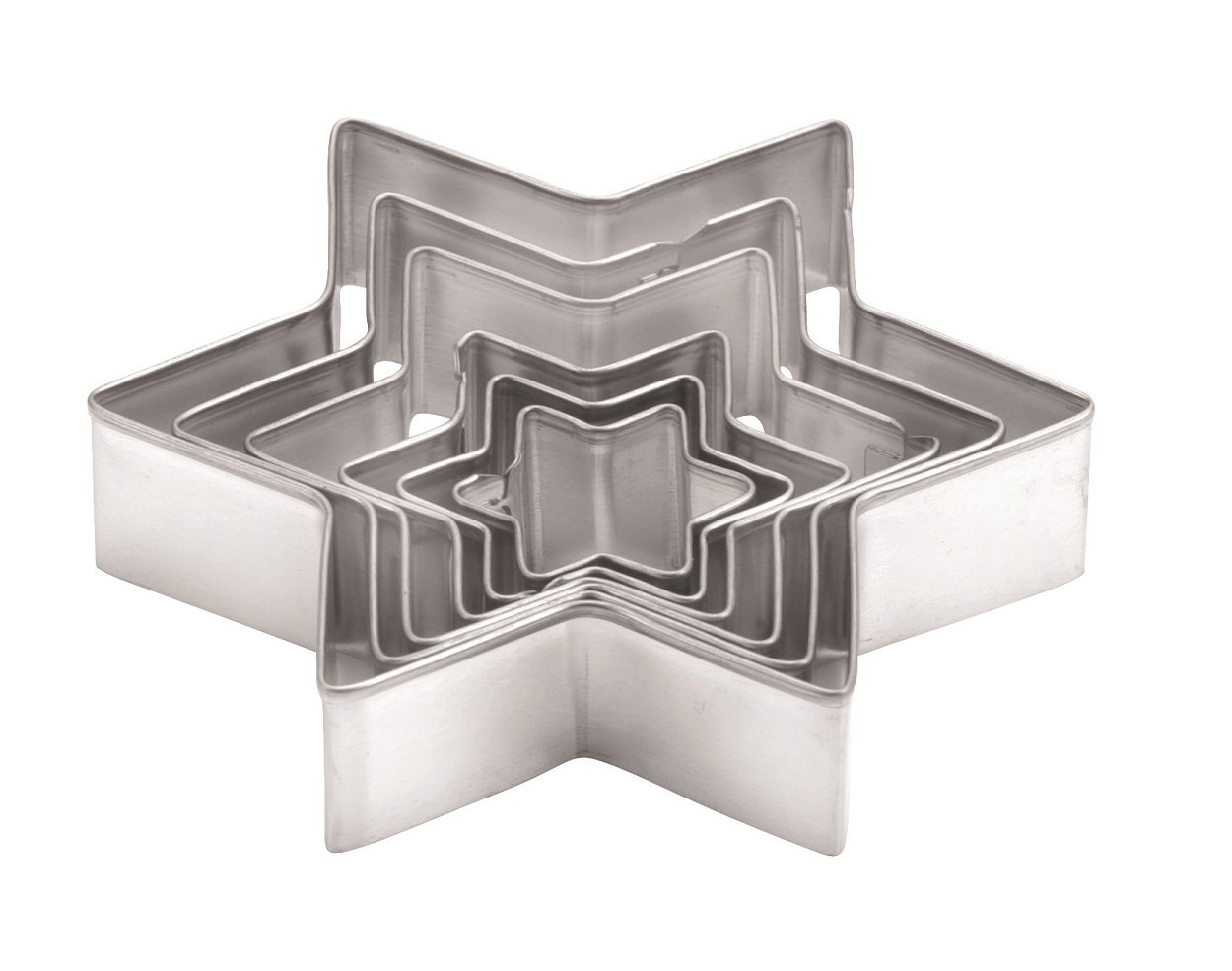 Tescoma – Star-Shape Cookie Cutters – Set of 6