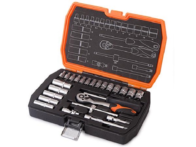 Kendo 25 Piece Socket Set 1/4″ Dr