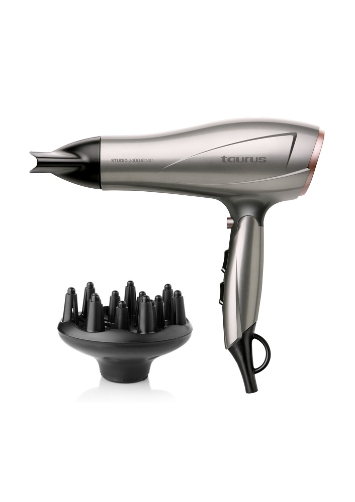 Taurus 3 Speed 2400W Studio 2400 Ionic Hair Dryer – Silver