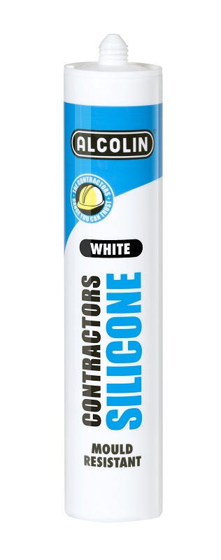 Alcolin – Contractors Silicone – 260ml – White