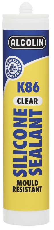 Alcolin – K86 Silicone Sealant – 280ml – Transparent