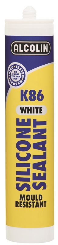 Alcolin – K86 Silicone Sealant – 280ml – White