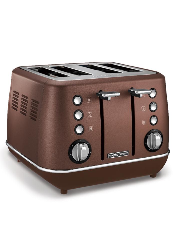Morphy Richards – 4 Slice 1800W Evoke Toaster – Bronze