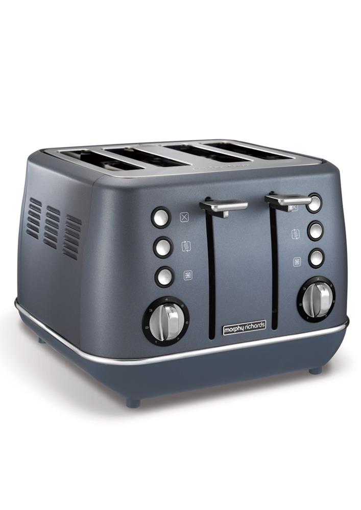 Morphy Richards – 4 Slice 1800W Evoke Toaster – Blue