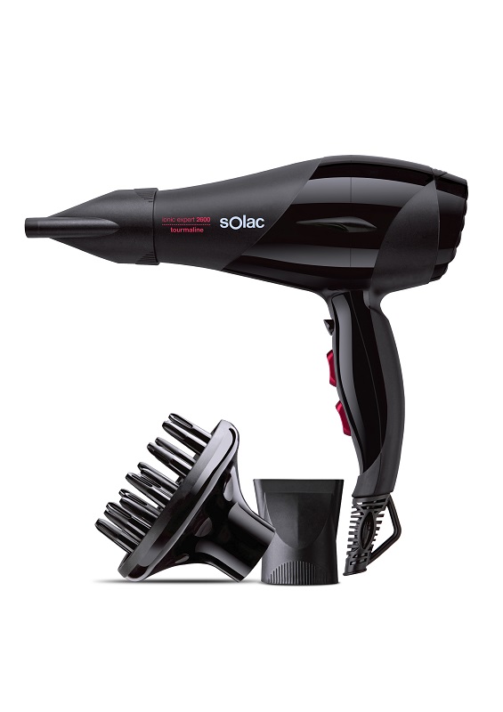 Solac Professional Hair Dryer – Black
