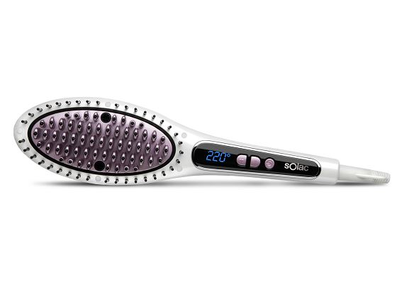 Solac Hot Brush – White/Purple