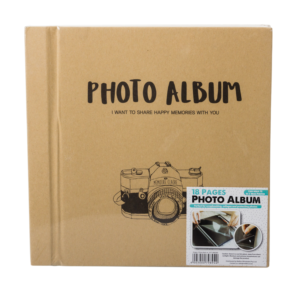 36 Black Pages Photo Album – 24cm
