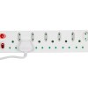 Nexus – 12 Way Standard Multi-Plug – White Nexus – 12 Way Standard Multi-Plug – White