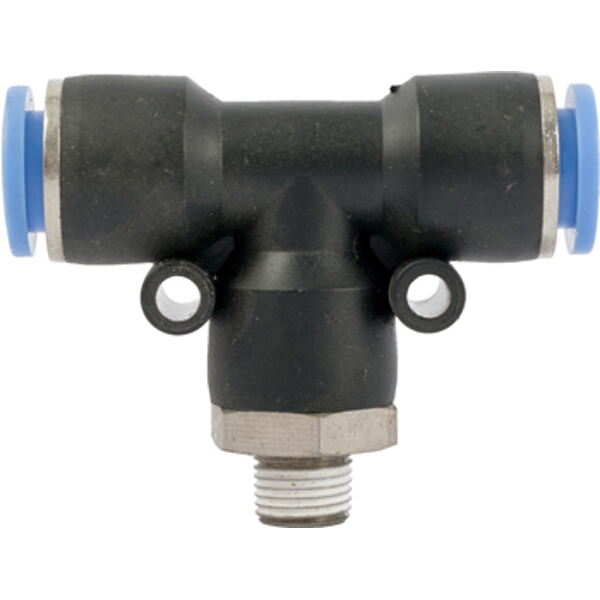 Aircraft Pu Hose Fitting Tee 10mm-1/8 M