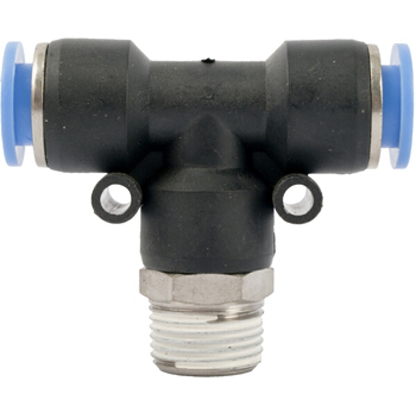 Aircraft Pu Hose Fitting Tee 10mm-3/8 M