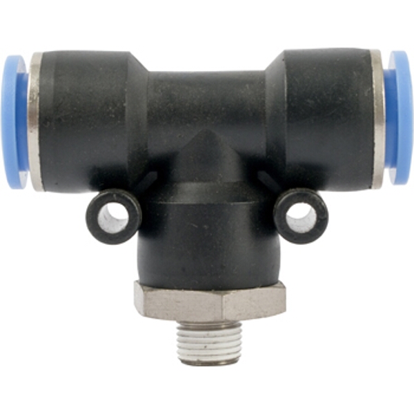 Aircraft Pu Hose Fitting Tee 12mm-1/8 M