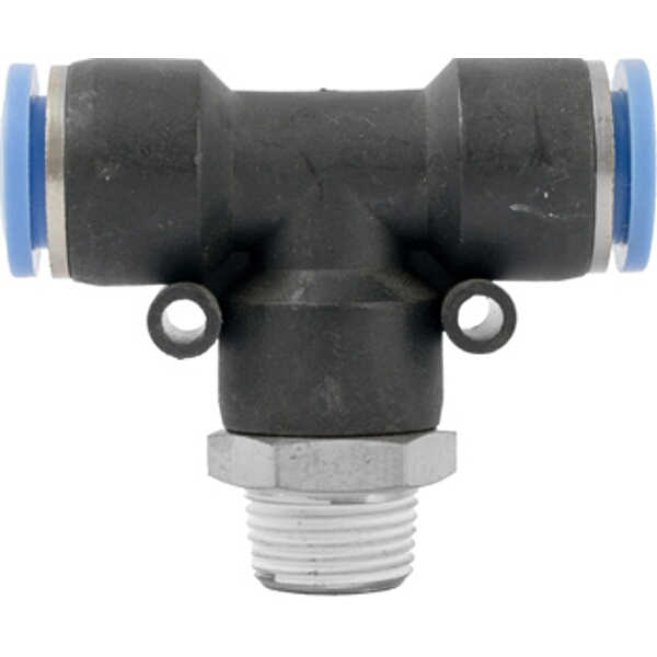 Aircraft Pu Hose Fitting Tee 12mm-3/8 M