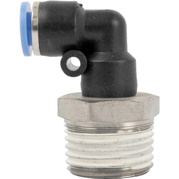 Aircraft Elbow 6mm-1/2 M Pu Hose Fitting