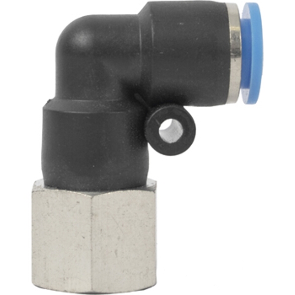 Aircraft Pu Hose Fitting Elbow 8mm-1/4 F