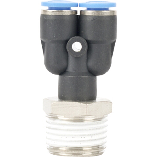 Aircraft Pu Hose Fitting Y Joint 6mm-1/2 M