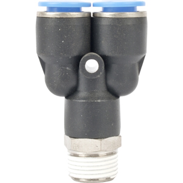 Aircraft Pu Hose Fitting Y Joint 10mm-3/8 M