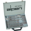 Alpen Sds Plus Drill And Chisel Set 16 Piece In Metal Carry Case Alpen Sds Plus Drill And Chisel Set 16 Piece In Metal Carry Case