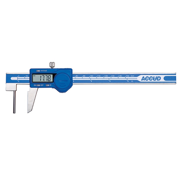 ACCUD Digital Tube Thickness Caliper 0-150mm (0.01mm)