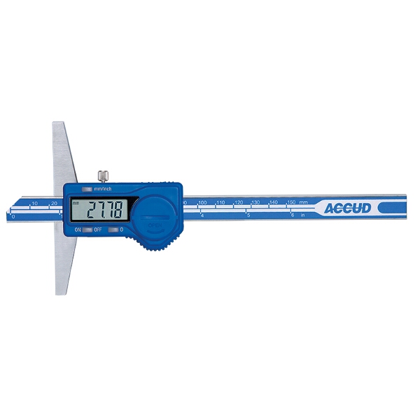 ACCUD Digital Depth Gauge 0-150mm/0-6″