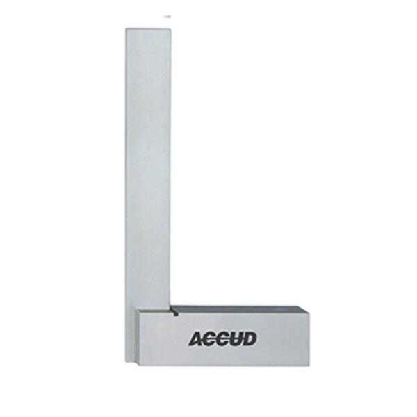 ACCUD Machinist Square With Wide Base Din875 Grade 2 150x100mm