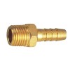 Aircraft Hose Connector Brass 1/4Mx12mm Aircraft Hose Connector Brass 1/4Mx12mm