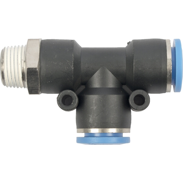 Aircraft Pu Hose Fitting Tee 12mm x 12mm x 3/8″M