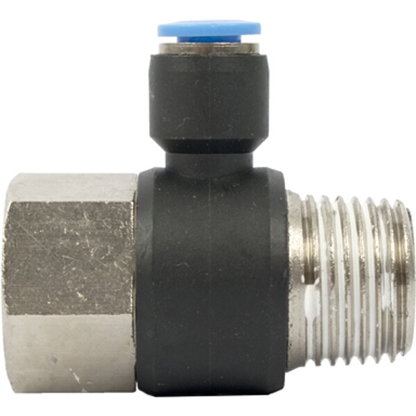 Aircraft Pu Hose Fitting Tee 6mm x 1/2″F x 1/2″M