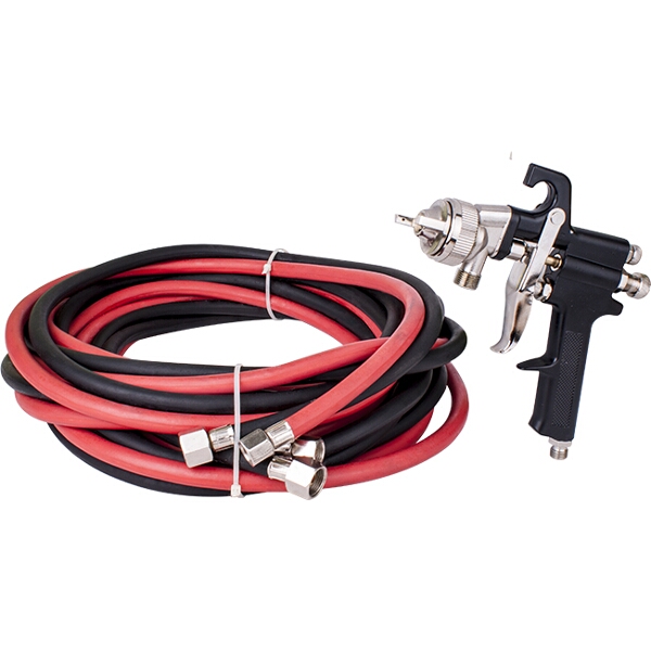 Aircraft Spray Gun And 7.5M Hose for Paint Pots No Cup Pq2 2.2mm