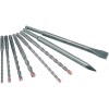 Alpen SDS Mixed Drill Bits 6 8 10 12 x 160mm 8 10x210mm 2x250mm Chisel I Alpen SDS Mixed Drill Bits 6 8 10 12 x 160mm 8 10x210mm 2x250mm Chisel I