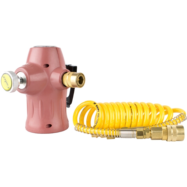 Cadex Co2 Gas Tank 600Ml C/W Regulator & 175mm Hose 1/4″F 0-11Bar