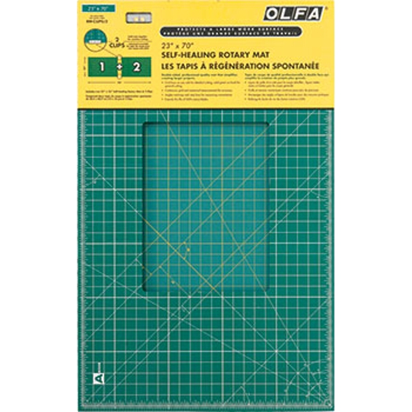 OLFA Mats x 1800 x 600 2 Clips for Rotary Cutters