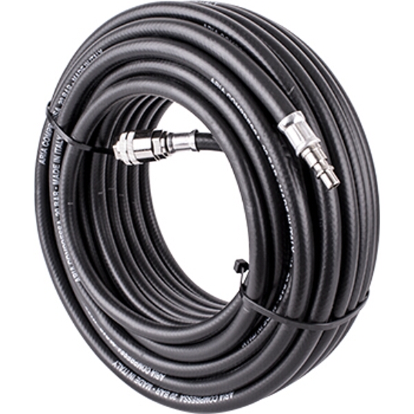 GAV Rubber Air Hose 10mmx20M W.Quick Coupler