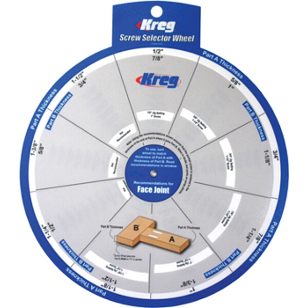 Kreg Screw Selector Wheel
