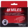 Miles Galv Staples 18G T50 12mm x 1250Pcs Miles No4 Miles Galv Staples 18G T50 12mm x 1250Pcs Miles No4