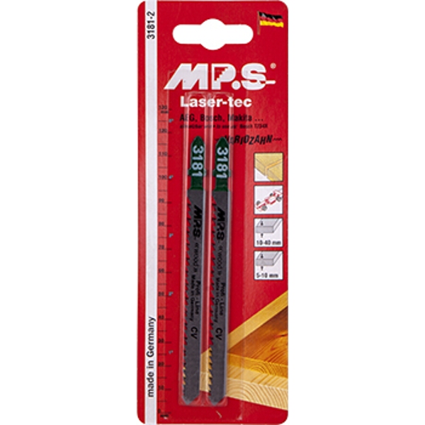 MPS Variable Pitch Jigsaw Blade for Wood 2/Pack