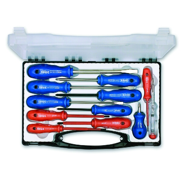 Felo Screwdriver Set 12- Piecee Insulated