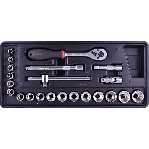 Fixman 22- Piece 3/8″ Dr.Sockets & Accessories