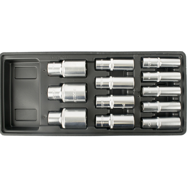 Fixman Tray 12 Piece 1/2″ Drive Deep Sockets