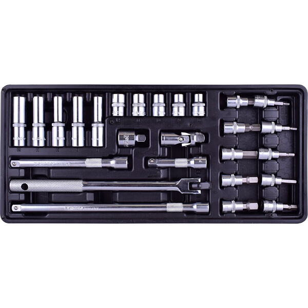 Fixman 26- Piece 3/8″ Dr.Sockets & Accessories