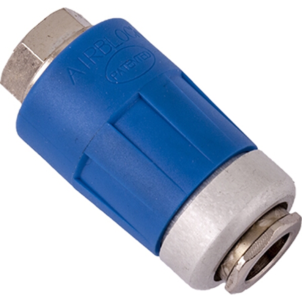GAV Safety Quick Coupler 1/4″F Two Stage Release Airblock