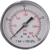 GAV Pressure Gauge 0-20Bar1/4Rear 63mm D6314R20 GAV Pressure Gauge 0-20Bar1/4Rear 63mm D6314R20