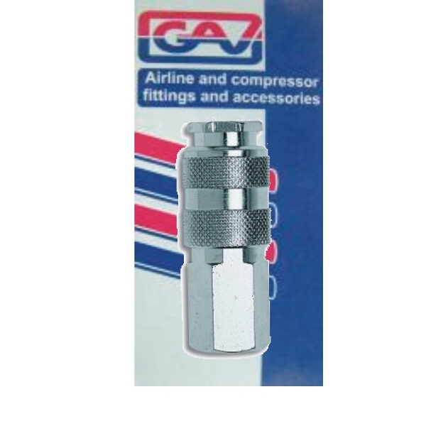GAV Universal Quick Coupler 3/8 F Packaged
