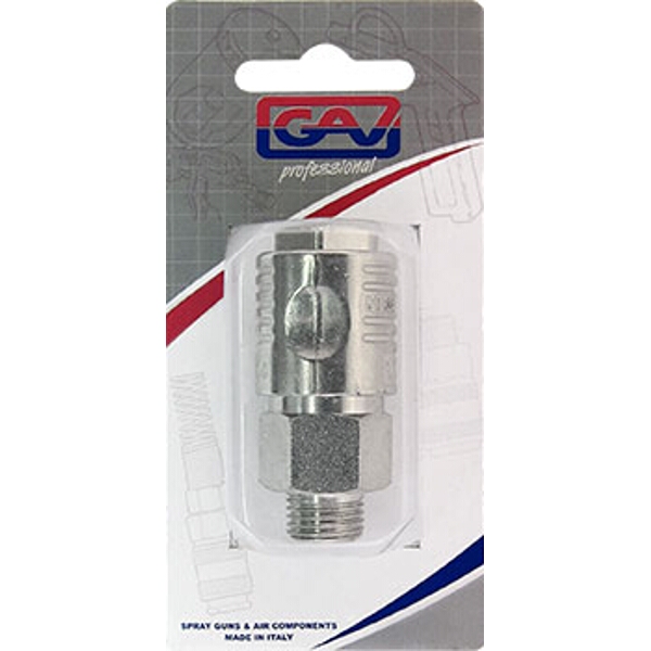 GAV Quick Coupler 1/4″M Packaged