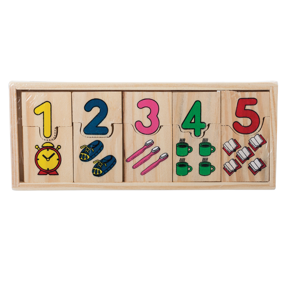 Edu Blocks Wooden Number Connect